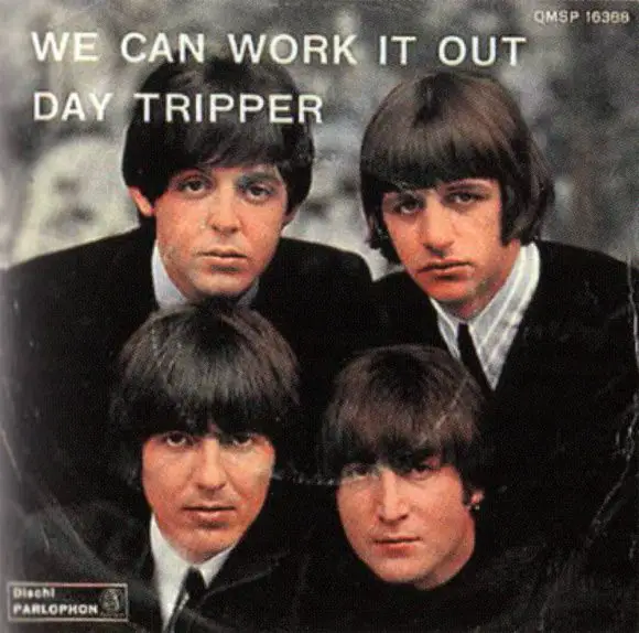 We Can Work It Out/Day Tripper single artwork - Italy