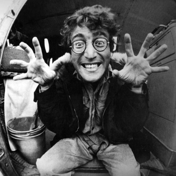 John Lennon on the set of How I Won The War, 1966