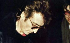 John Lennon and Mark Chapman, 8 December 1980