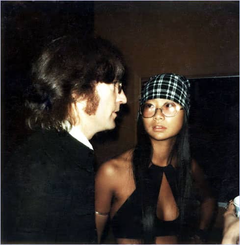 John Lennon and May Pang