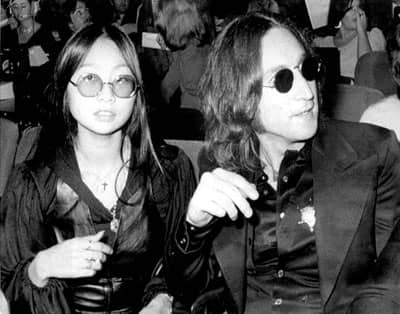 John Lennon and May Pang