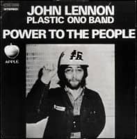 Power To The People single artwork - John Lennon/Plastic Ono Band
