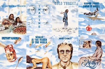 Detail from John Lennon's Shaved Fish album artwork