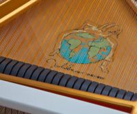 Detail from John Lennon 'Imagine' Series Limited Edition Piano by Steinway & Sons