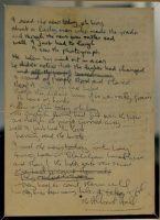 John Lennon's handwritten lyrics for A Day In The Life