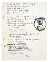 Lyrics for Baby You're A Rich Man, transcribed by Mal Evans