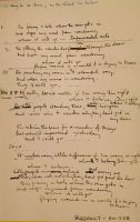 Paul McCartney's handwritten lyrics for Fixing A Hole