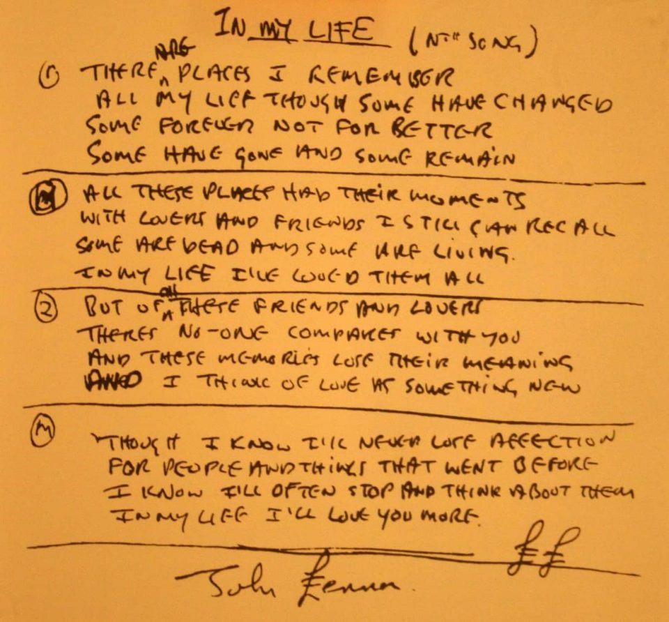 In The Life OfThe Beatles: Tuesday Lyrics