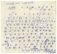 Paul McCartney's handwritten notes for Check My Machine
