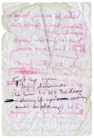 Paul McCartney's handwritten lyrics for Jenny Wren