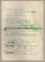 Paul McCartney’s handwritten lyrics for Somebody Who Cares