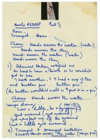 Paul McCartney's handwritten lyrics for Uncle Albert/Admiral Halsey