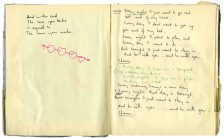 Paul McCartney's handwritten lyrics for The End and Every Night