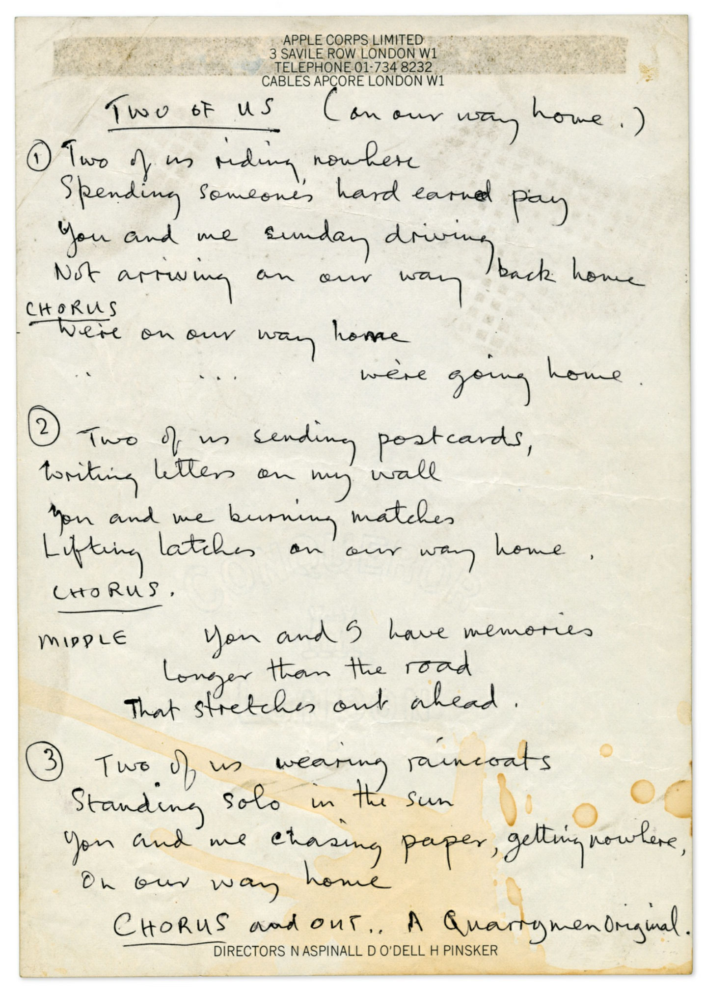 John Lennon - Woman  Lyrics to live by, Beatles lyrics, Favorite lyrics
