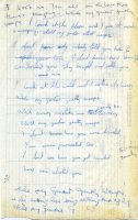 George Harrison's handwritten lyrics for While My Guitar Gently Weeps