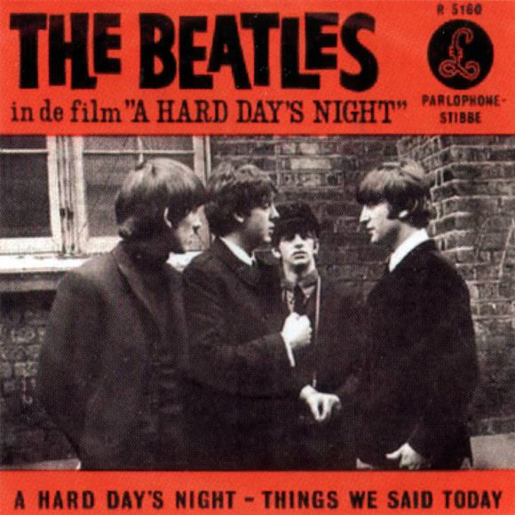 A Hard Day's Night single artwork - Netherlands