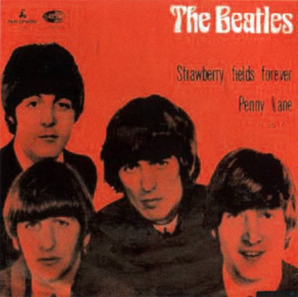 Strawberry Fields Forever/Penny Lane single artwork - Norway