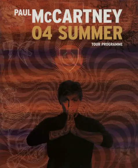 Paul McCartney – 04 Summer Tour programme