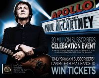 Advertisement for Paul McCartney at the Apollo Theater, New York, 13 December 2010