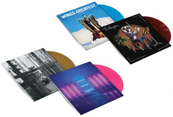 Paul McCartney coloured vinyl (2018): Chaos And Creation In The Back Yard, New, Wings Greatest, Thrillington