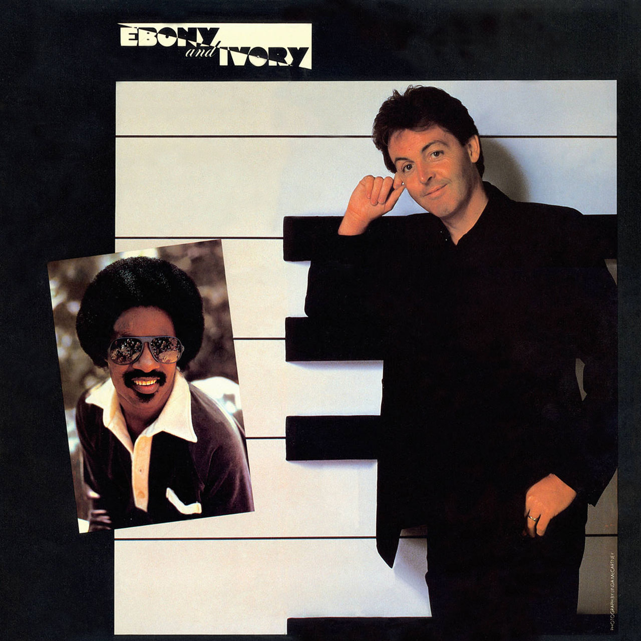 'Ebony And Ivory', a duet between Paul McCartney and Stevie Wonde...