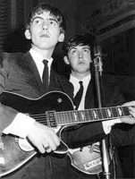Paul McCartney and George Harrison, 1962