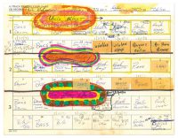 Paul McCartney's studio track sheet for Ram