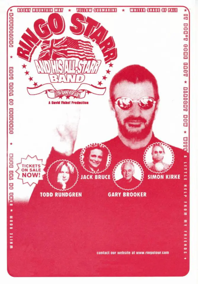 Poster for Ringo Starr and his All-Starr Band (1999)