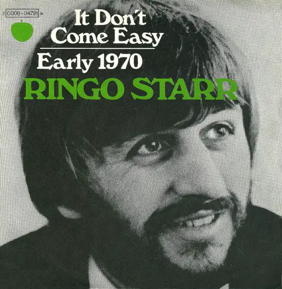 Cover for Ringo Starr's single It Don't Come Easy