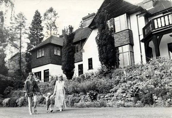 Ringo Starr with his family at Sunny Heights, 1967