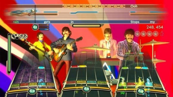Sgt Pepper scene from The Beatles: Rock Band