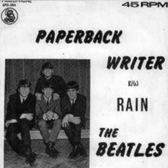 Paperback Writer single artwork - South Africa