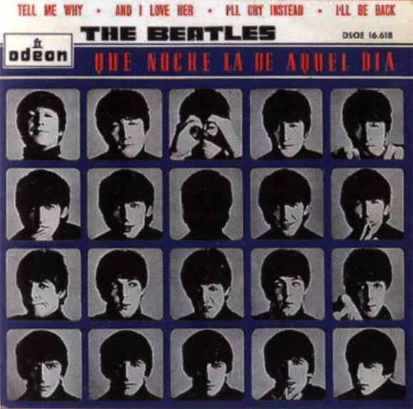 Que Noche La De Aquel Dia Vol 1 (A Hard Day's Night) EP artwork - Spain