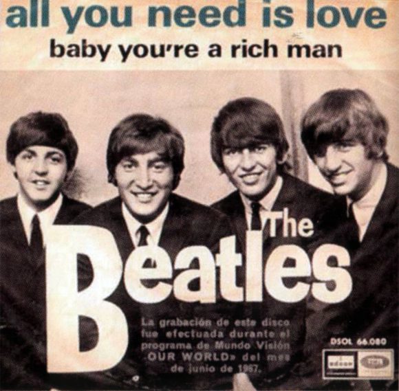 All You Need Is Love single artwork - Spain