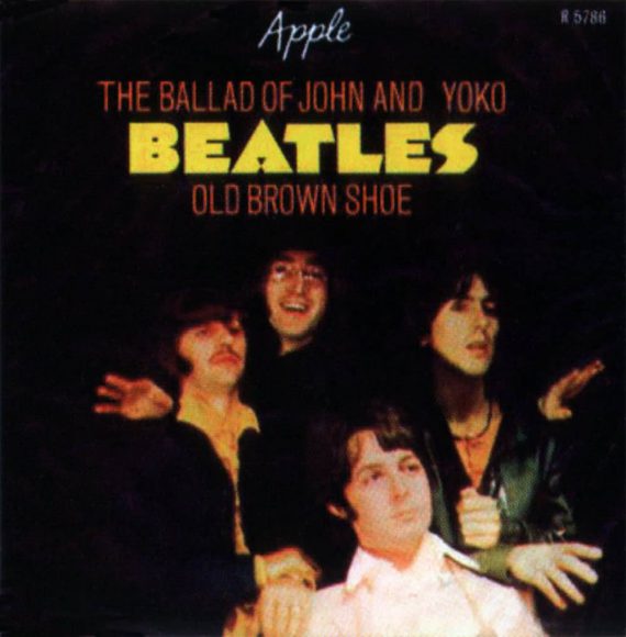 The Ballad Of John And Yoko single artwork - Denmark, Norway, Sweden