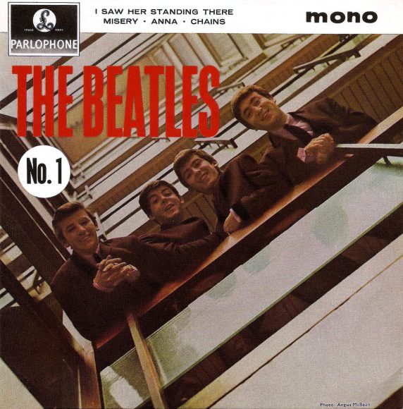 Beatles No. 1 EP artwork – United Kingdom