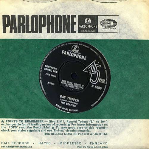 Day Tripper single – United Kingdom | The Beatles Bible