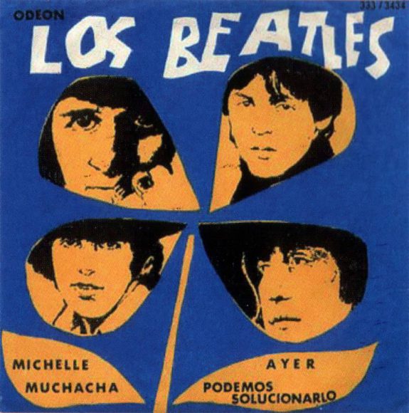 Los Beatles EP artwork - Uruguay