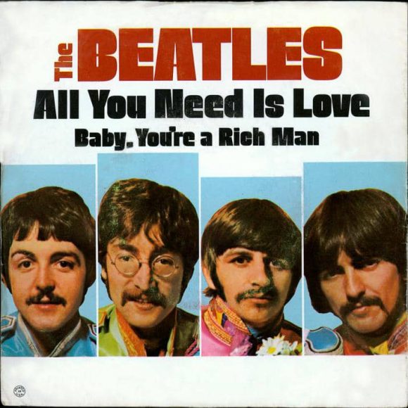 All You Need Is Love single artwork - USA