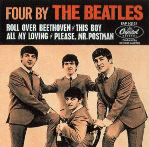 Four By The Beatles EP artwork - Canada, USA