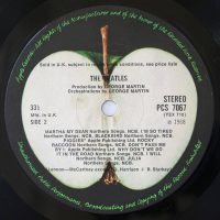 The Beatles (White Album) label, side 2